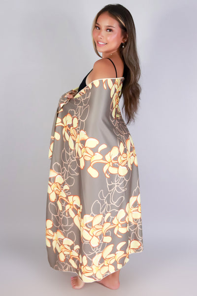 Jeans Warehouse Hawaii - MISC ACCESSORY - PLUMERIA BEACH TOWEL | By GREENWELL PROMOTIONS LTD