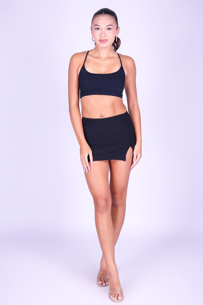 TAKE ME SOMEWHERE MINI SKORT