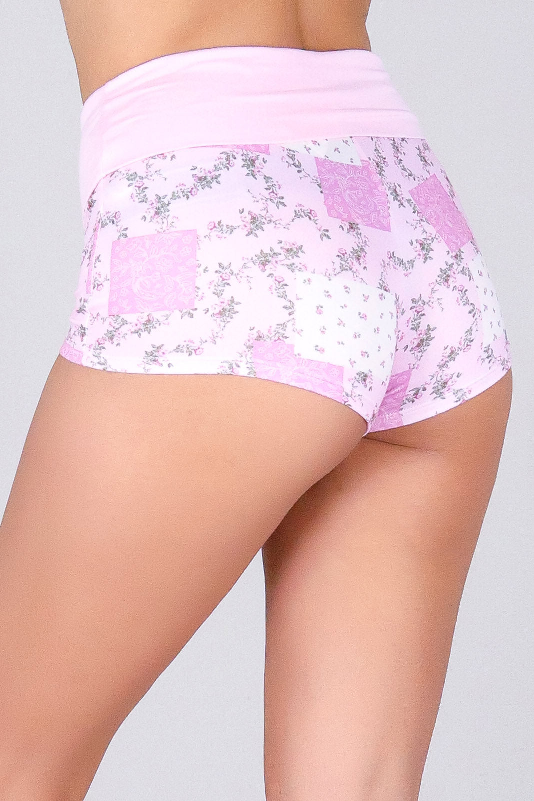 PETAL PATH FOLDOVER SHORTS