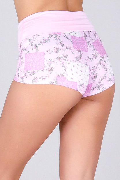 PETAL PATH FOLDOVER SHORTS