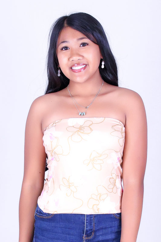 ORCHID LINE TUBE TOP | KIDS SIZE 2-16