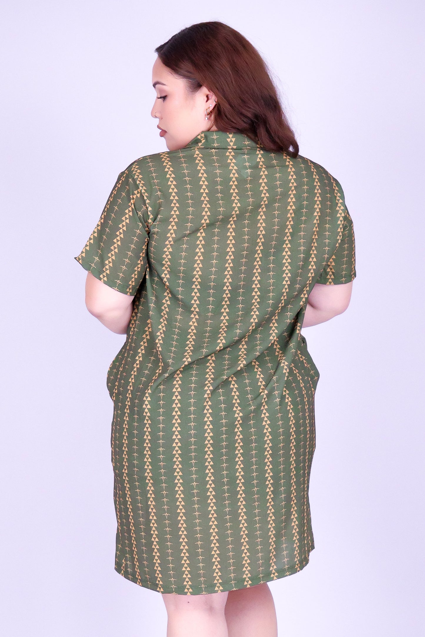 OHE KAPALA BUTTON DOWN DRESS
