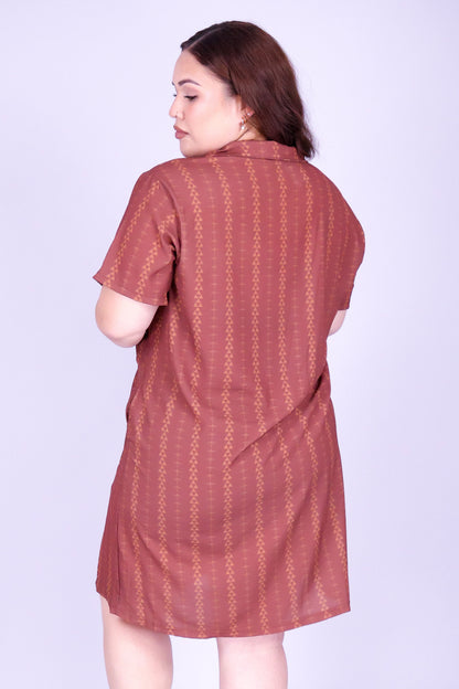 OHE KAPALA BUTTON DOWN DRESS