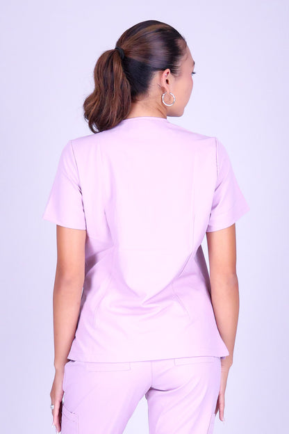 BE PATIENT WITH ME SCRUB TOP