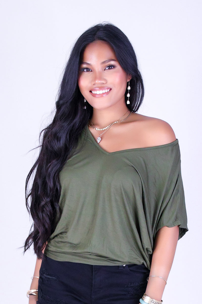 BUYING TIME DOLMAN TOP