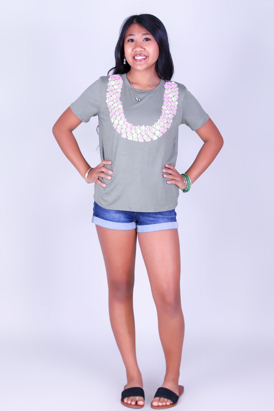 LOKELANI LEI TEE | KIDS SIZE 2-16