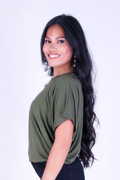 CALLING OUT DOLMAN TOP