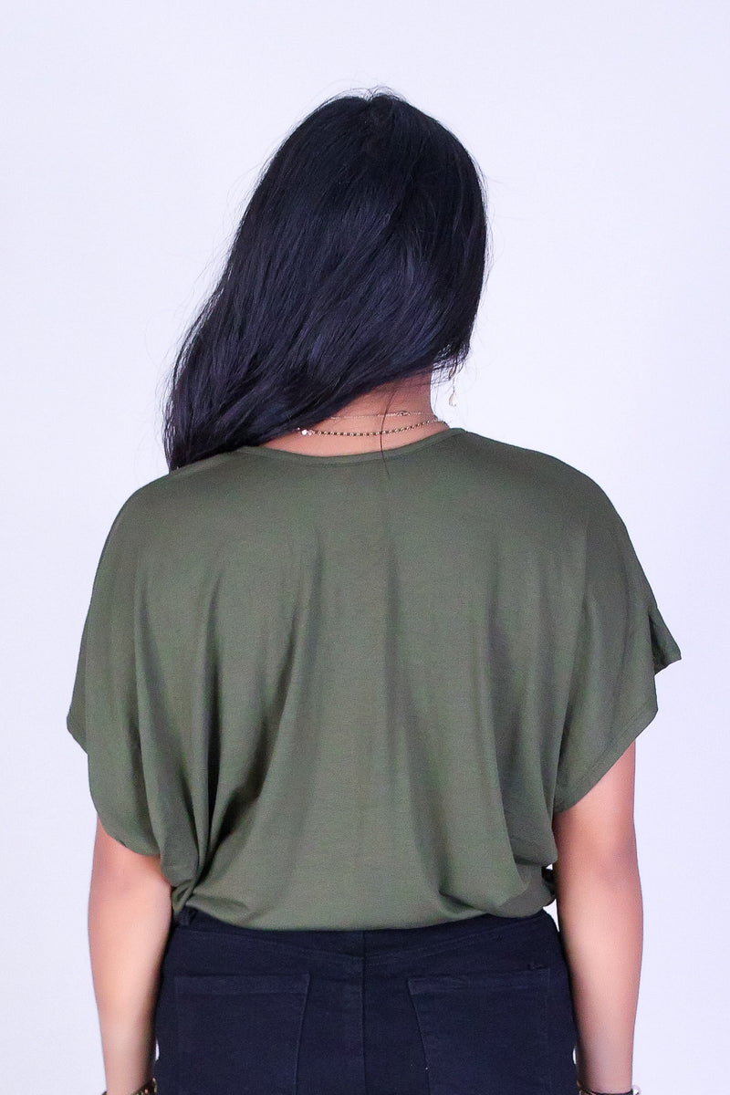 CALLING OUT DOLMAN TOP