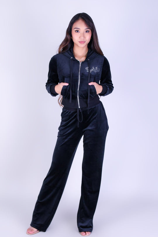 SPOILED BABE VELOUR JACKET