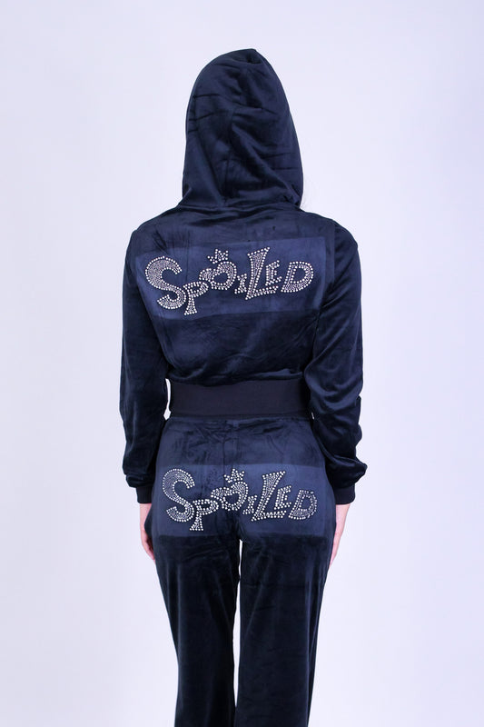 SPOILED BABE VELOUR JACKET