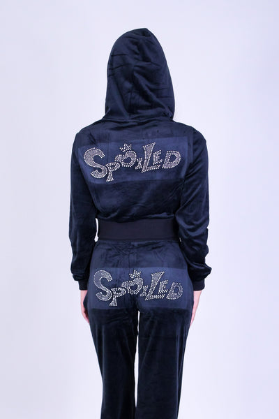 SPOILED BABE VELOUR JACKET