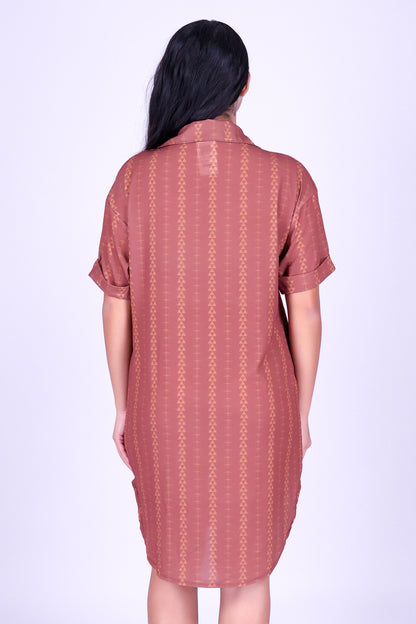 OHE KAPALA BUTTON DOWN DRESS