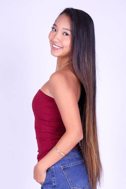 NEVER SETTLE TUBE TOP