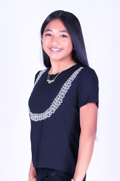 OUTLINE PIKAKE LEI TEE | KIDS SIZE 2-16