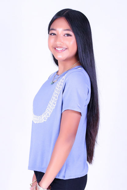 OUTLINE PIKAKE LEI TEE | KIDS SIZE 2-16