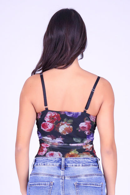 NIGHT BLOOM CROP TOP