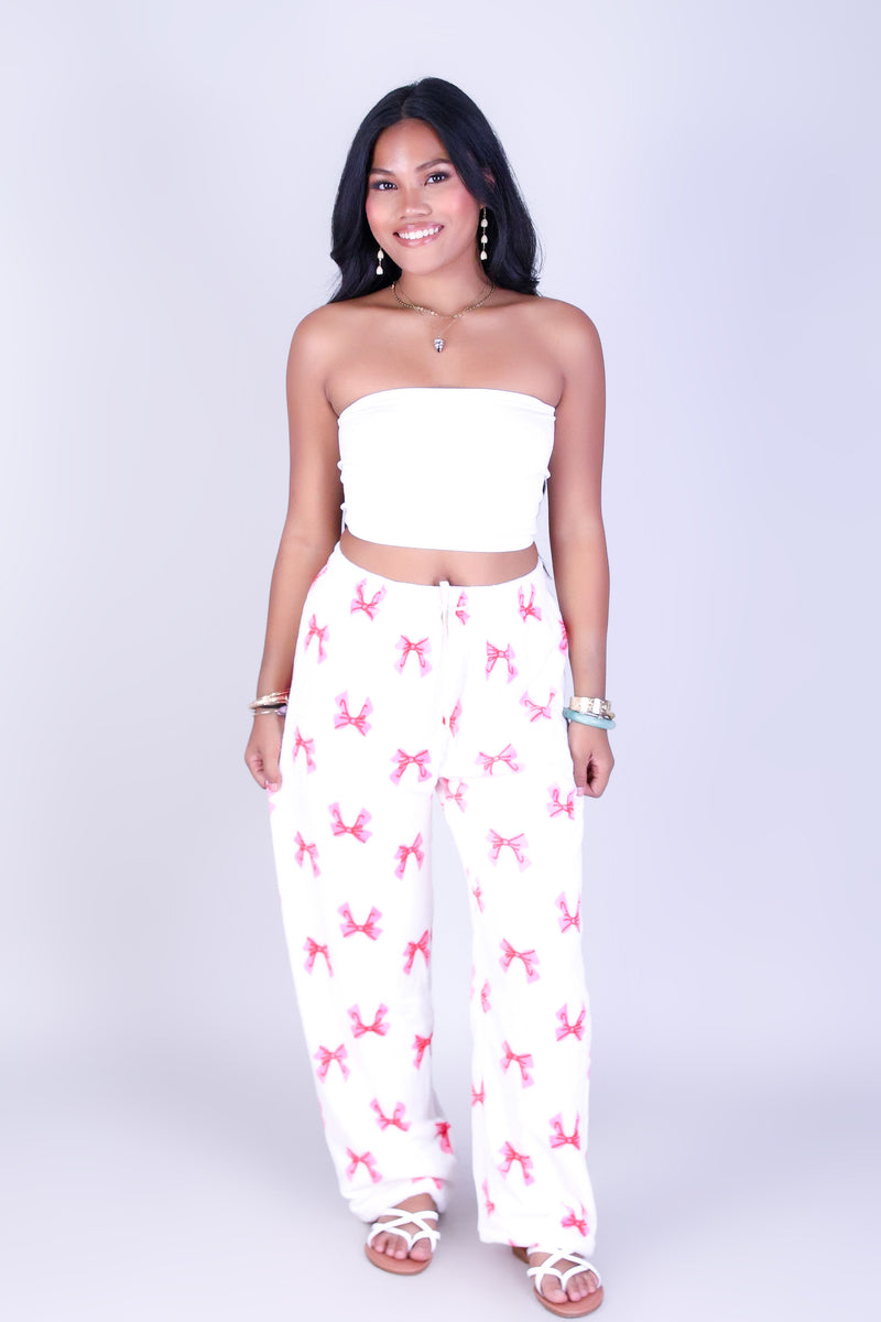 BOW BABE PAJAMA PANTS