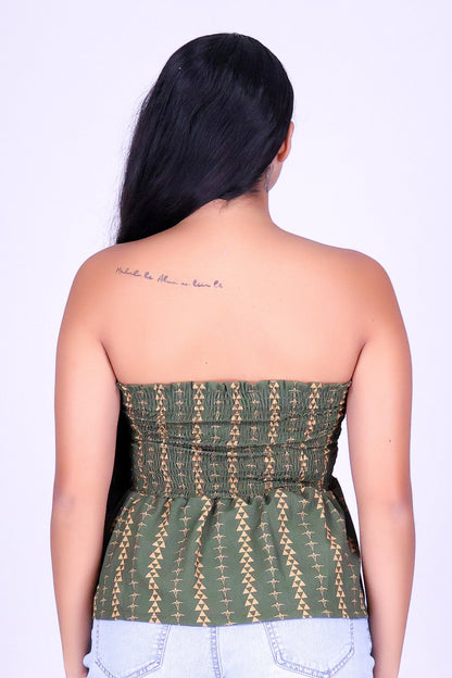 OHE KAPALA SMOCKED TUBE TOP