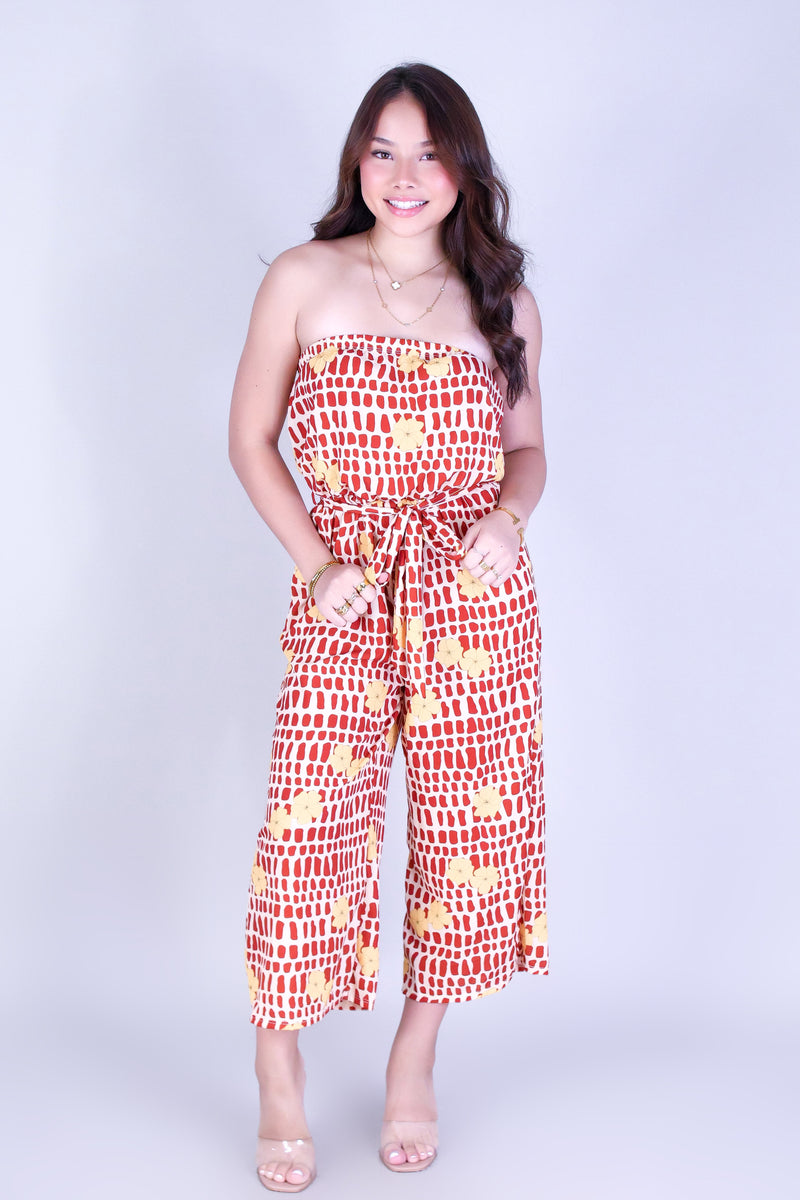 PUAKENIKENI MITER SHELL TUBE JUMPSUIT