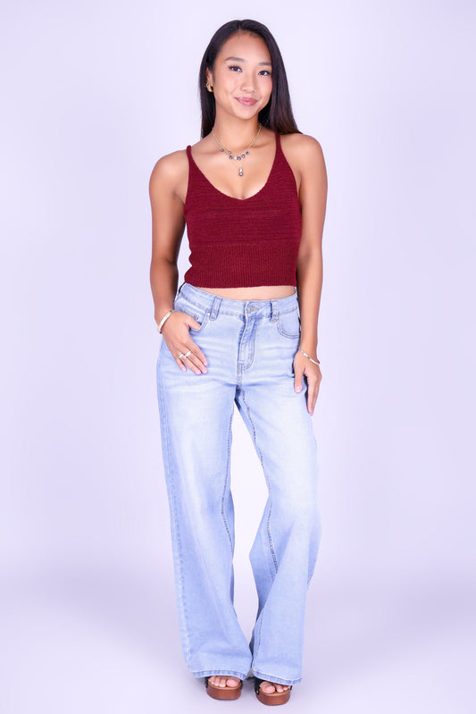FEELING ALRIGHT KNIT TOP