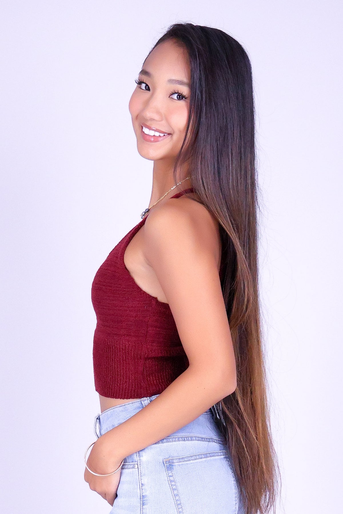 FEELING ALRIGHT KNIT TOP