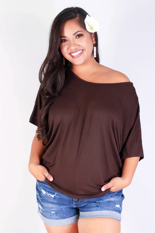 NOT NOW SUSAN DOLMAN TOP