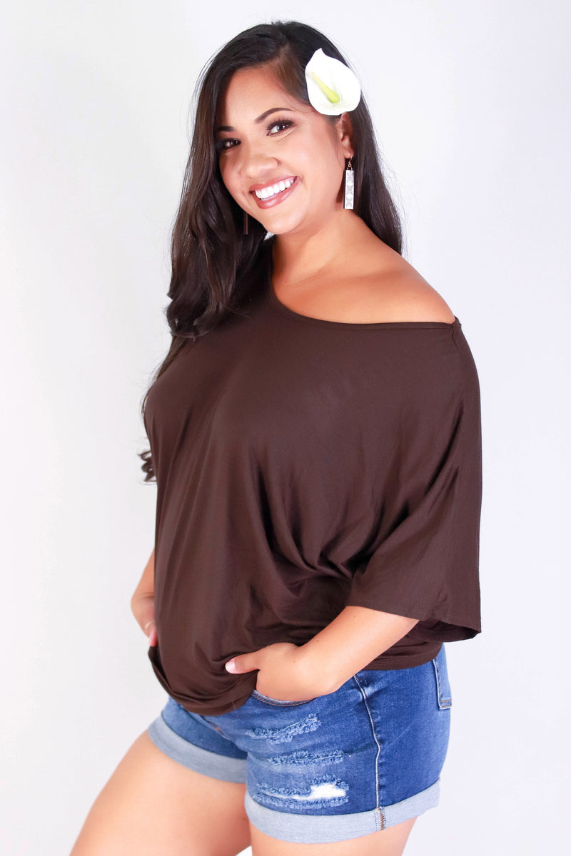 NOT NOW SUSAN DOLMAN TOP