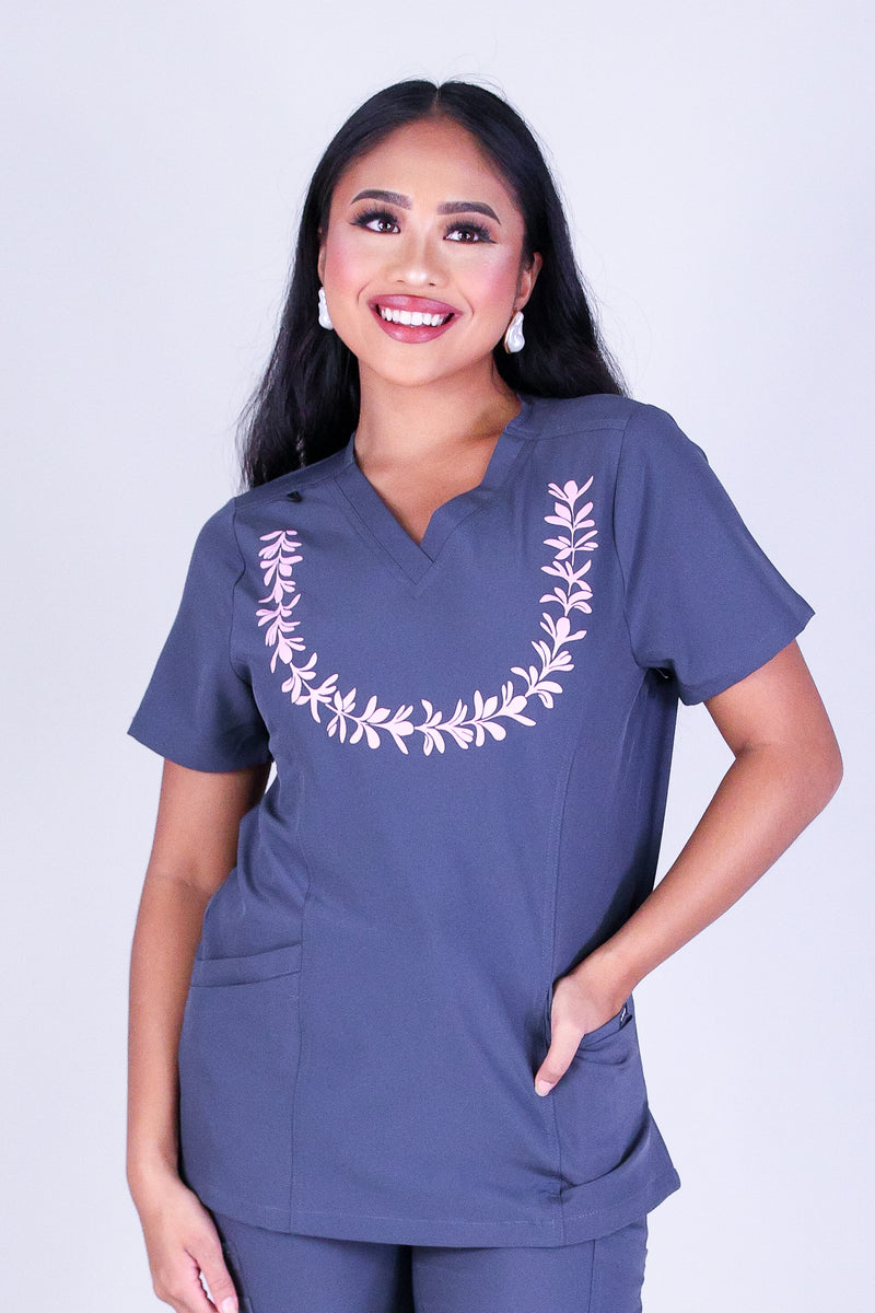 LEI SCRUB TOP