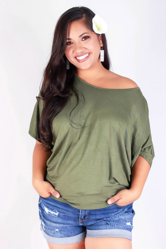 NOT NOW SUSAN DOLMAN TOP