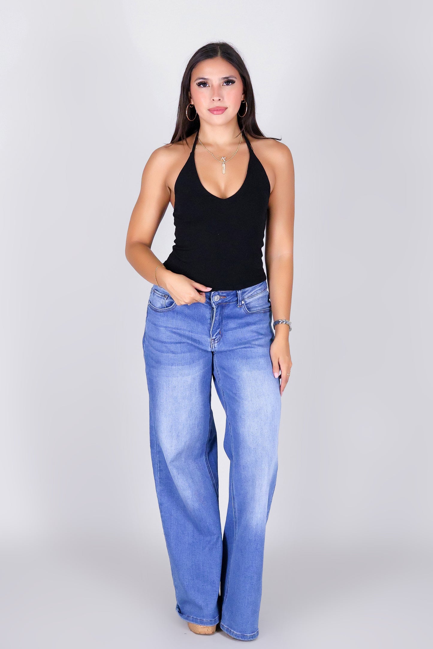 ALL OVER AGAIN HALTER TOP