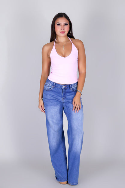 ALL OVER AGAIN HALTER TOP
