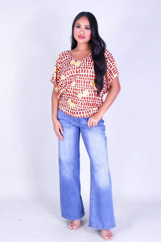 PUAKENIKENI MITER SHELL DOLMAN TOP