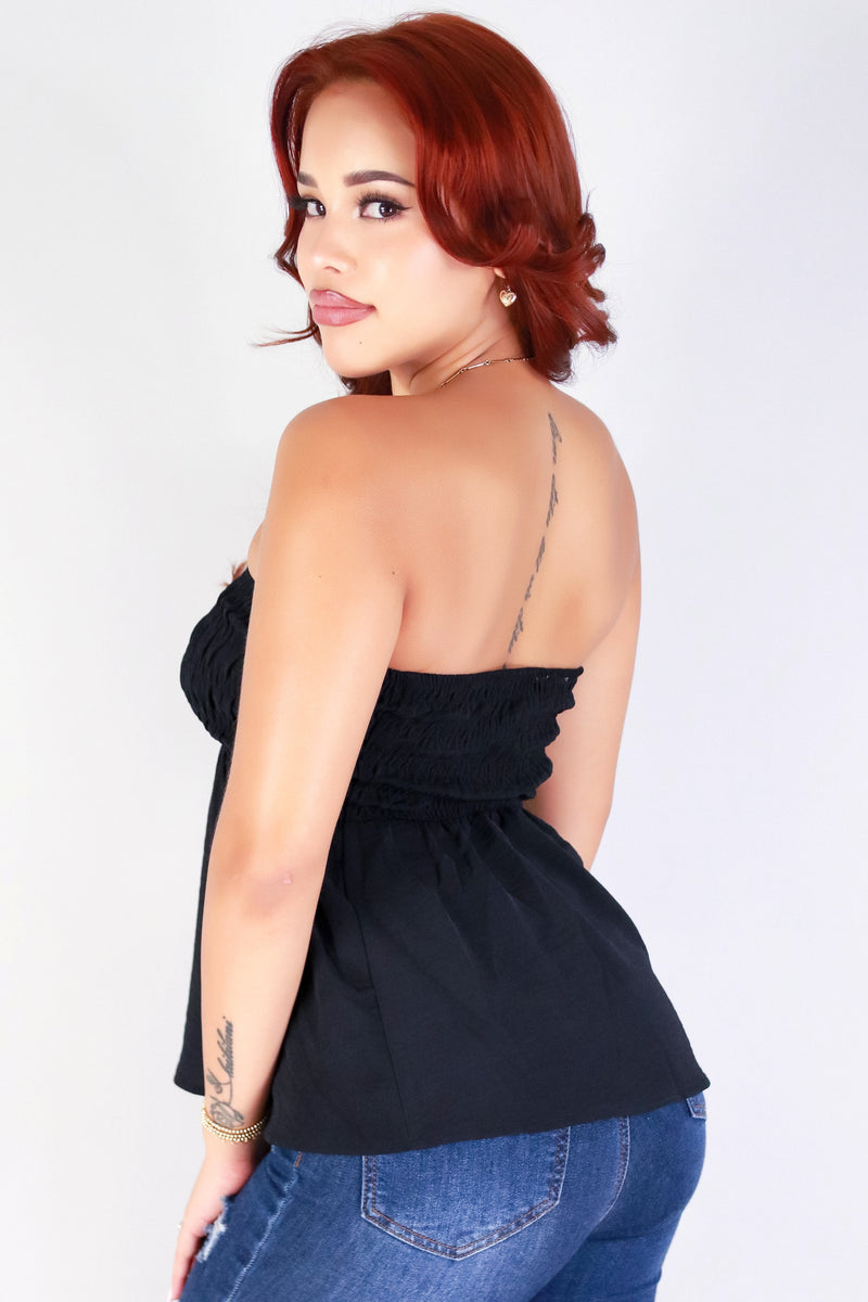 Jeans Warehouse Hawaii - TANK SOLID WOVEN DRESSY TOPS - SIMPLY SMOCKED TUBE TOP | By TIMING