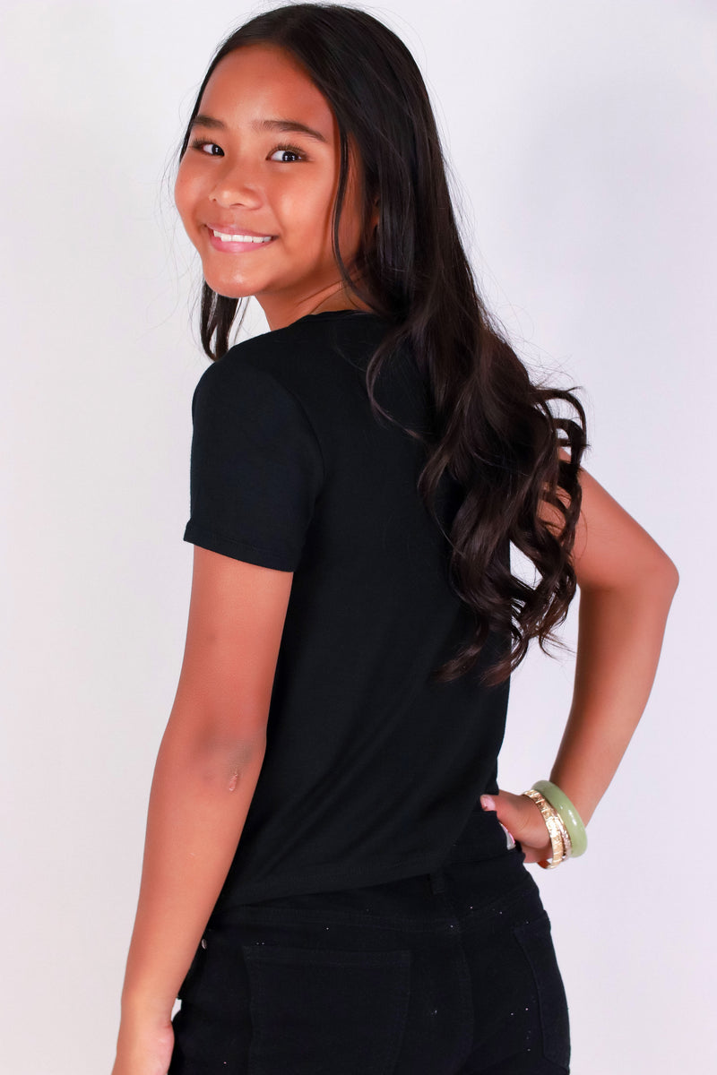 Jeans Warehouse Hawaii - S/S PRINT 7-16 - PLUMERIA LEI TEE | KIDS SIZE 7-16 | By LUZ