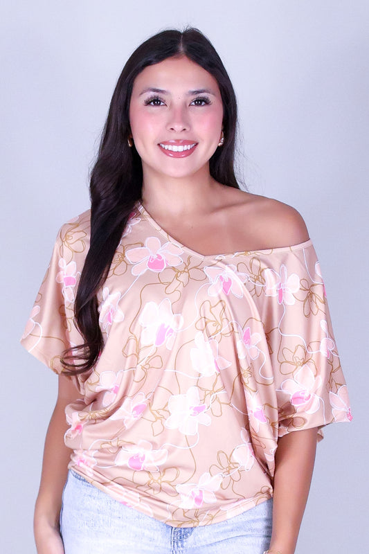 ORCHID LINE DOLMAN TOP