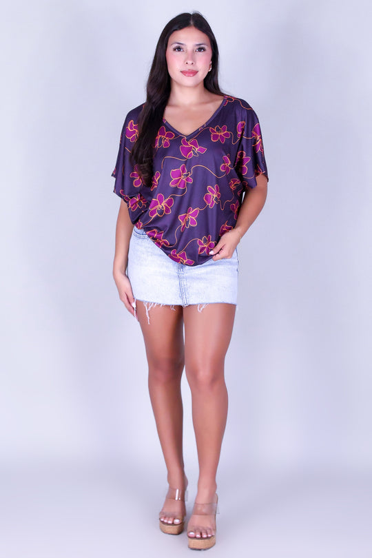 ORCHID LINE DOLMAN TOP