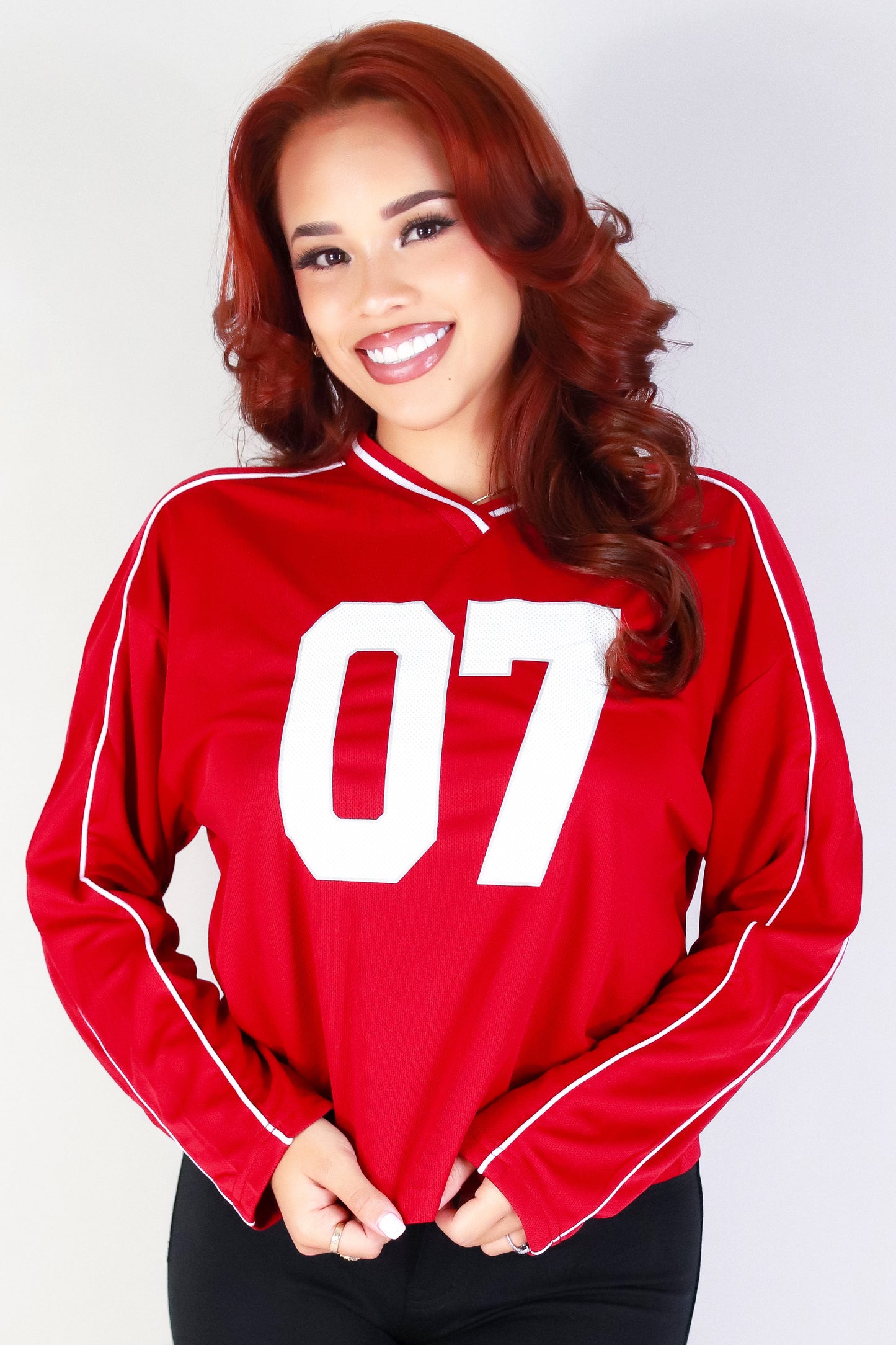 Jeans Warehouse Hawaii - L/S PRINT WOVEN CASUAL TOPS - #07 JERSEY | By STYLE MELODY
