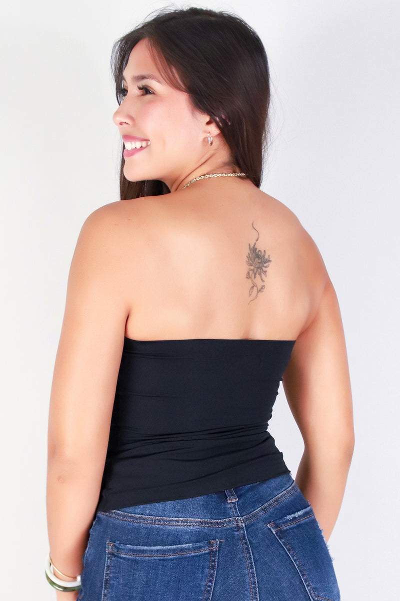 Jeans Warehouse Hawaii - SL CASUAL SOLID - FLIRTY FIT TUBE TOP | By ANWND