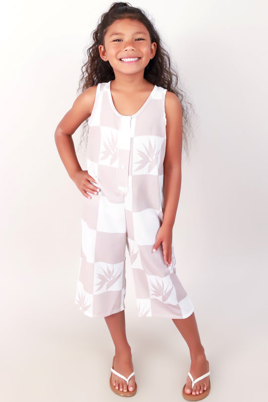 BIRD OF PARADISE NO WAIST JUMPSUIT | KIDS SIZE 2T-4T