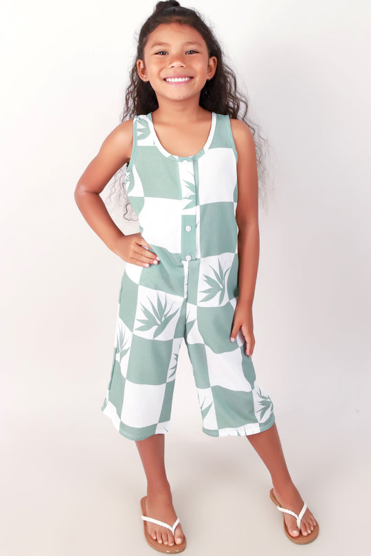 BIRD OF PARADISE NO WAIST JUMPSUIT | KIDS SIZE 2T-4T