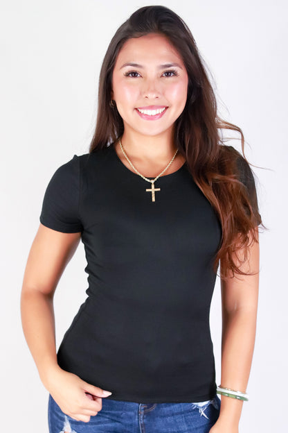 Jeans Warehouse Hawaii - SS CASUAL SOLID - CATCH UP TOP | By HEART & HIPS