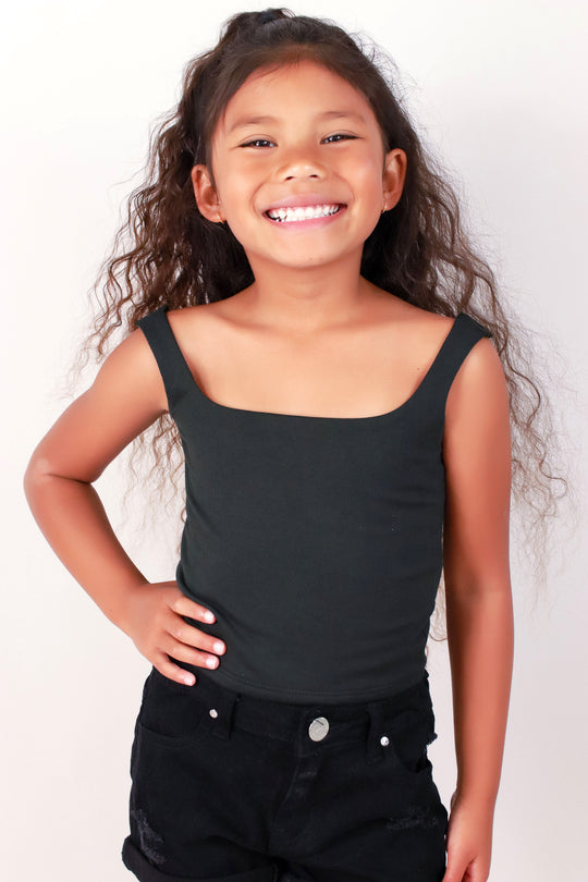 CAN'T WAIT SQUARE NECK TOP | KIDS SIZE 2T-4T