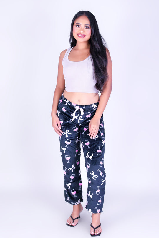 WINE DOWN PAJAMA PANTS