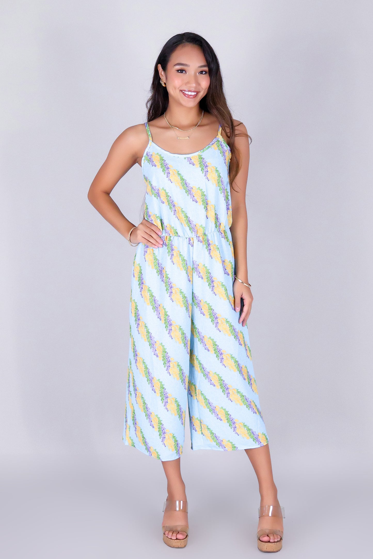 TWISTED LEI JUMPSUIT