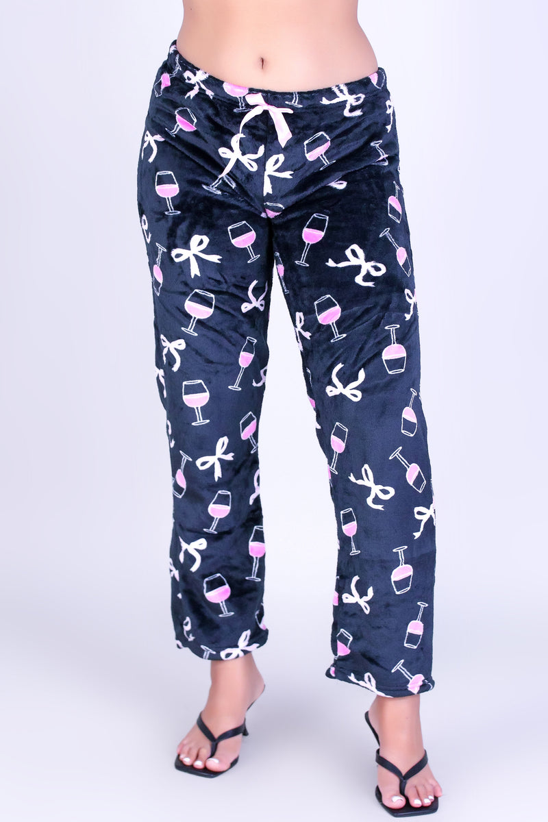 WINE DOWN PAJAMA PANTS