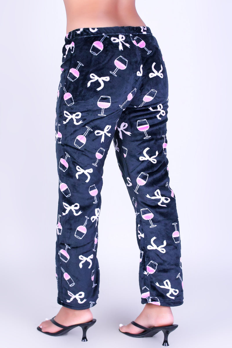 WINE DOWN PAJAMA PANTS