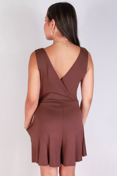 Jeans Warehouse Hawaii - SOLID CASUAL ROMPERS - SWEET SIDE ROMPER | By ZENANA (KC EXCLUSIVE,INC