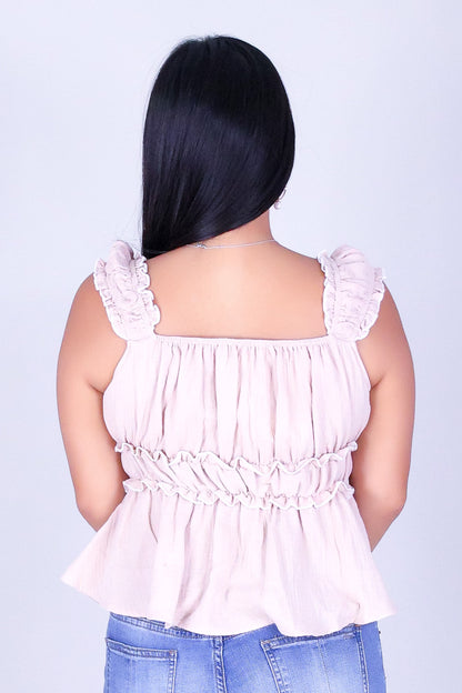 HONEY RUFFLE TOP