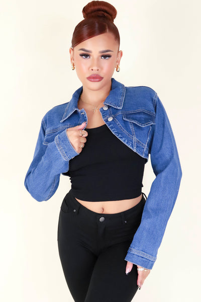 Jeans Warehouse Hawaii - DENIM JACKETS - MAKE IT KNOWN JACKET | By STYLE MELODY