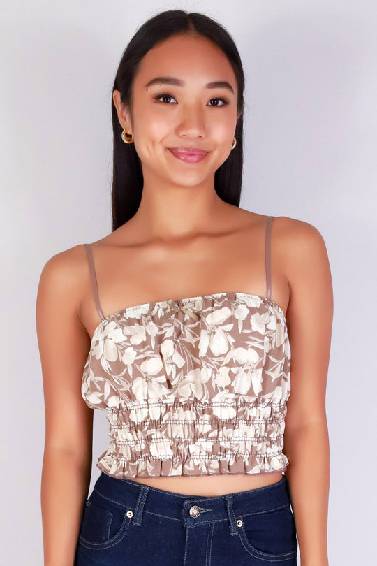 SASSY BLOOM CROP TOP